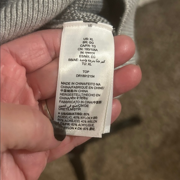 Daily Ritual Gray Knit Sweater - Picture 3 of 3